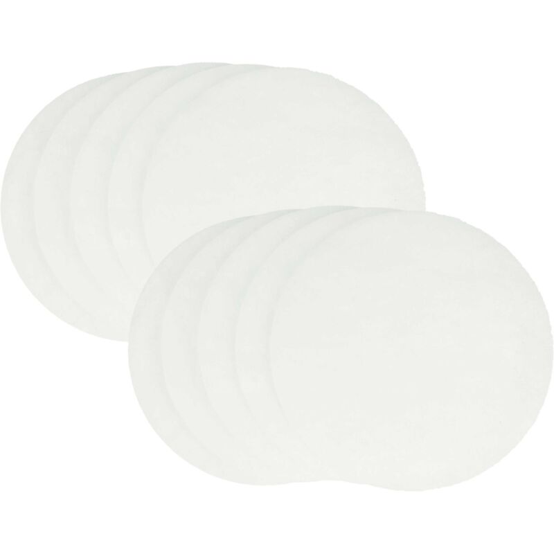 10x Filter compatible with Lunos ald, ald-r 160, e², e2, Outer wall air diffuser Ventilator - 140 mm - Replacement for 9/FIB-2, 037 192, 37192 - Vhbw