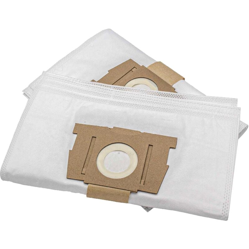 

10x Bolsa aspiradora reemplaza Menalux 2112 para aspiradora - vellón micro, 32 cm x 22 cm, blanco - Vhbw