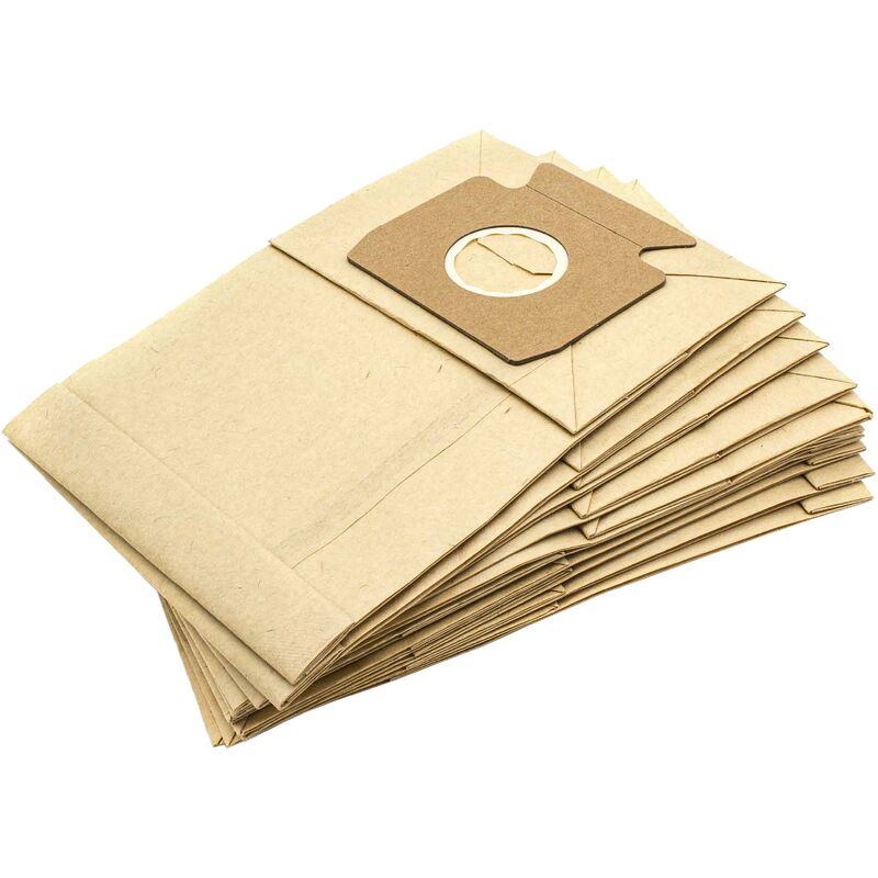 

10x Bolsa aspiradora reemplaza Mile Filter B para aspiradora - papel, Typ B, 22 cm x 15 cm, color arena - Vhbw