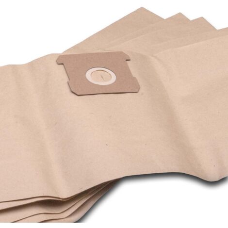 Recambio Papel Aspiradora Bolsas Para Aspiradora Vhbw - Compatible Con PARKSIDE PNTS 1400/1500, 10 Unidades De Papel Marrón Bolsas Papel Aspirador