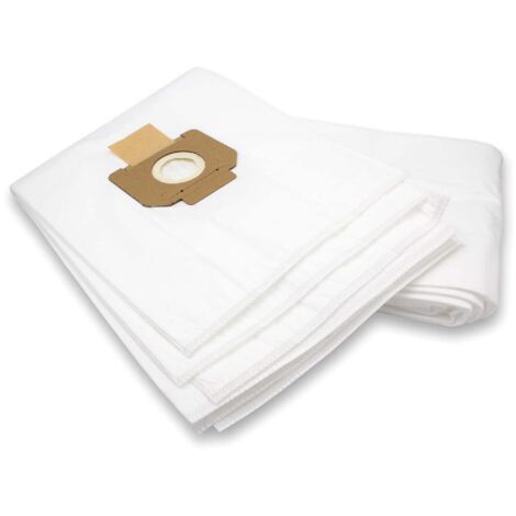 vhbw 10x bolsa compatible con Nilfisk Attix 791-2M/B1, 40-0M PC Type 22 aspiradora - vellón micro, 94 cm x 35 cm blanco