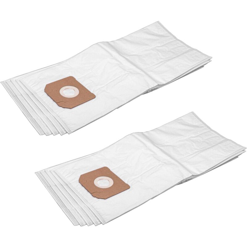 

10x bolsa compatible con Pansam A063030 aspiradora - vellón micro, blanco - Vhbw