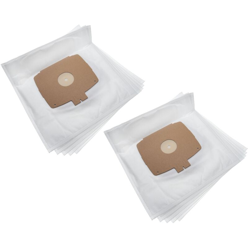 

10x bolsa compatible con Turbomatic Z375, Z380, Z400 aspiradora - vellón micro, 30.35 cm x 30,3 cm, blanco - Vhbw