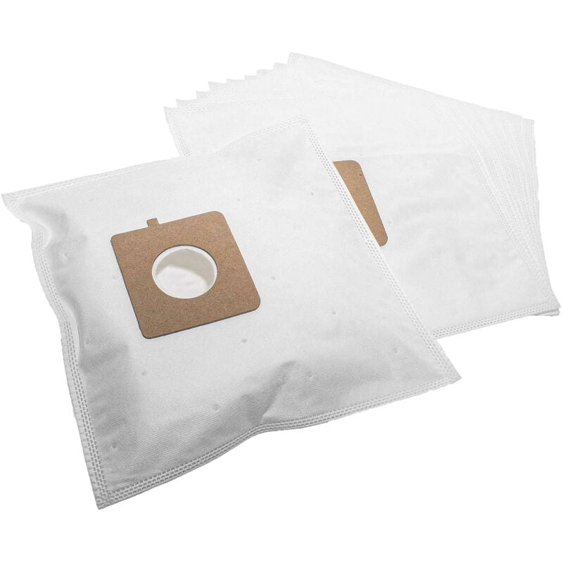 

10x Bolsa aspiradora compatible con LG Electronics Turbo Beta VC 3A41, Turbo Beta VC 3A42 aspiradora - vellón micro, 30,5 cm x 17 cm, blanco - Vhbw