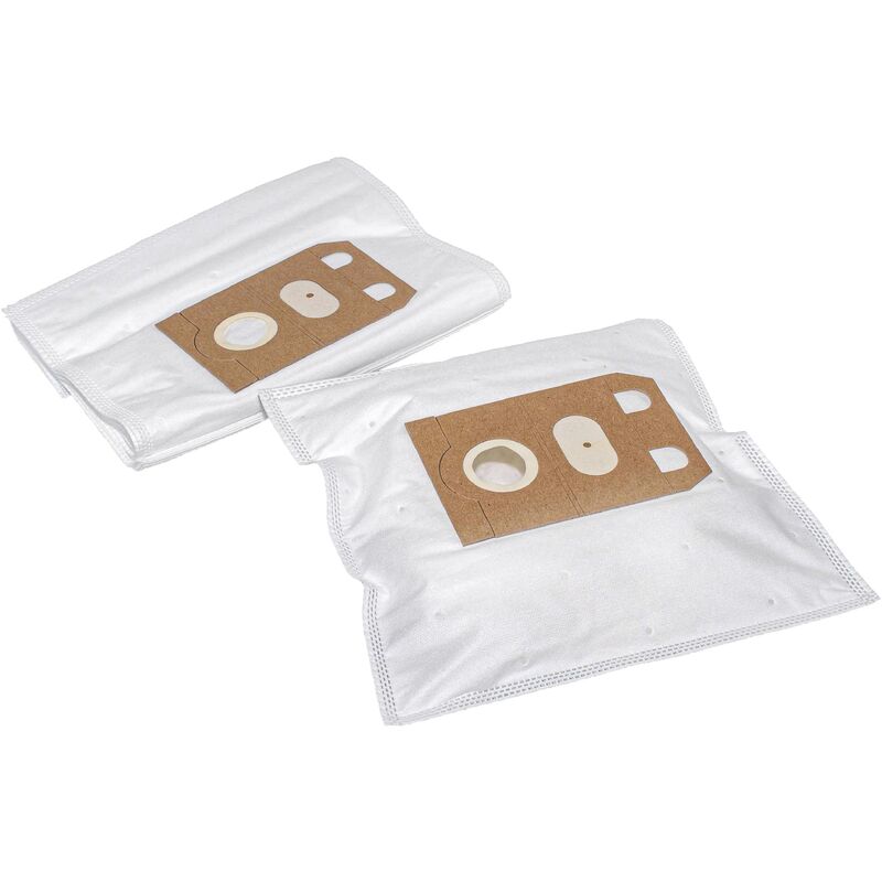 

10x Bolsa aspiradora compatible con Zanussi AZ 268, AZ 258 aspiradora - vellón micro, 28 cm x 20 cm, blanco - Vhbw