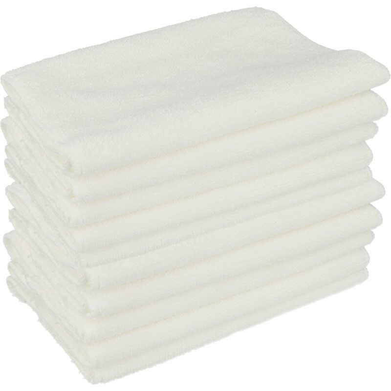 Vhbw - 10x Housses de rechange compatible avec Kärcher k 1501, k 1501 be 6000, k 1701, k 1102, k 1201, k 1401 plus nettoyeur à vapeur - serpillière