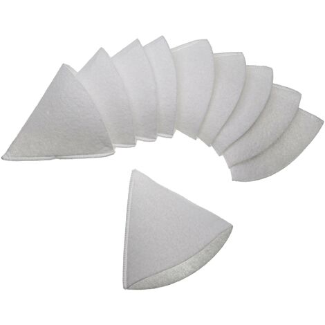 vhbw 10x Conical Filter Replacement for Zehnder 990320031 for Ventilation System - Exhaust Air Filter G4, DN 100 White