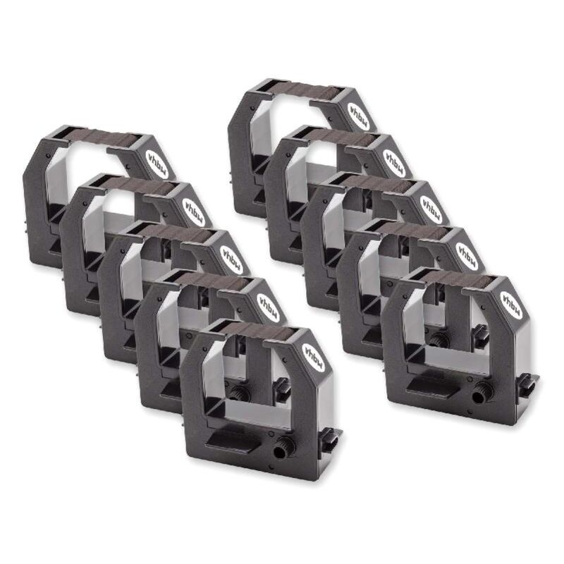Vhbw - 10x Farbband Schriftband Ersatz für CE-319252 für Nadeldrucker, Bondrucker - Schwarz