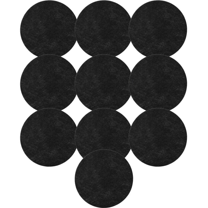 Vhbw - 10x Filtre à charbon actif remplacement pour DeLonghi 5512500259 pour Friteuse - 130 mm
