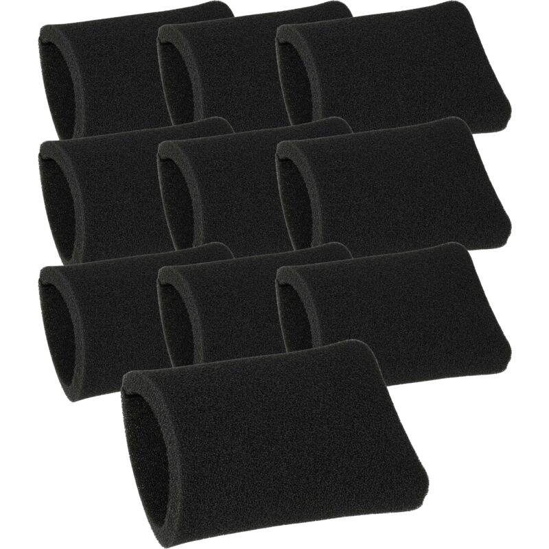 Vhbw - 10x filtre compatible avec Kärcher wd 2.210, NT27/1, WD2.200, se 4002, NT48/1, se 4001, nt 48/1 te aspirateur - Filtre en mousse
