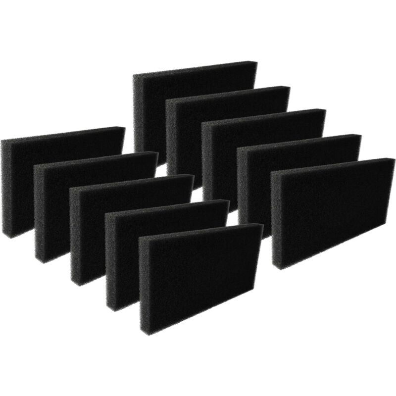 Vhbw - 10x filtre mousse compatible avec Gorenje D76SY2W, D76 SY2 b, D8565N, D7 eco, D8450N, D8464N, D7ECO, D8.6ECO, D8539EX, D8560A++ sèche-linge