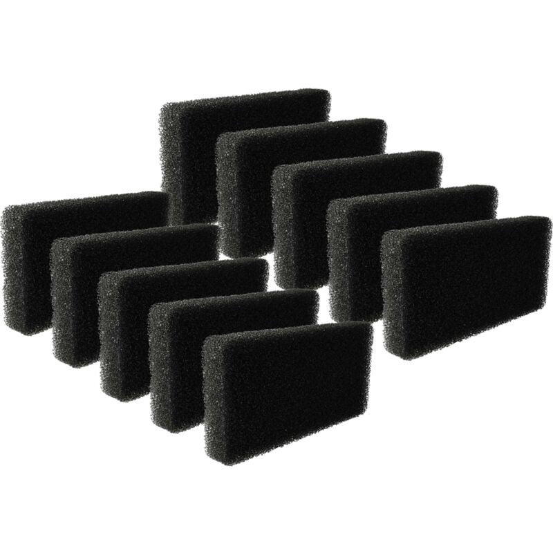 Vhbw - 10x filtre mousse compatible avec Gorenje SP10/321 D7565NB, SP10/321 D7565NA, SP10/321 D7465NR, SP10/321 D7465NB sèche-linge