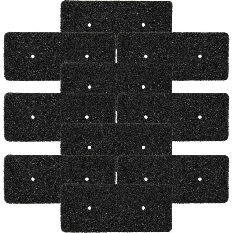 10x filtre mousse compatible avec Samsung DV80H8100HWEU, DV80H8100HWEN, DV80H8100HWEG, DV80F5E5HGWEU, DV70F5E0HGWEU, DV90H8000HW sèche-linge - Vhbw