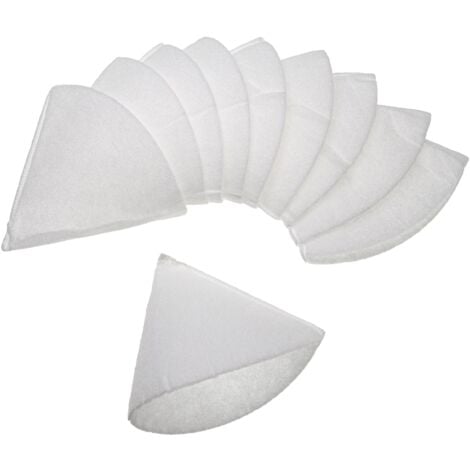 vhbw 10x Filtres coniques pour ventilation, VMC par ex. compatible avec Helios, Maico, Pluggit, Zehnder - Filtre d'évacuation G4, DN 125, blanc