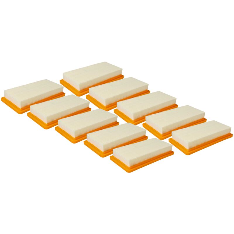 10x filtre protection moteur compatible avec Kärcher DS-5500, DS-5600, DS5500, DS5600, K-5500, K5500 aspirateurs - Vhbw