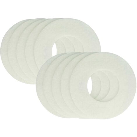 vhbw 10x filtri compatibili con Balzer A 60, A 90, L-G, L-G/BM, L-W ventilatore - sostituisce 17 000 160, 17 000 160-F