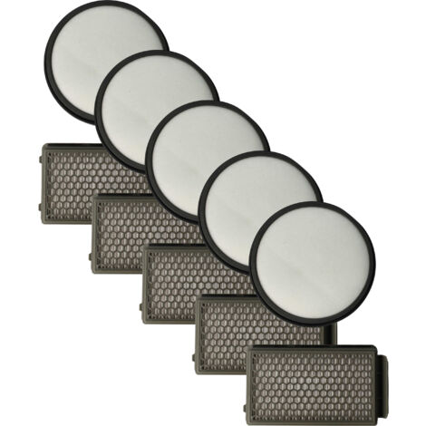 vhbw 10x filtro compatibile con Tefal TW3724RA, TW3731RA, TW3753EA, TW3786RA aspirapolvere - filtro HEPA, filtro pre-motore