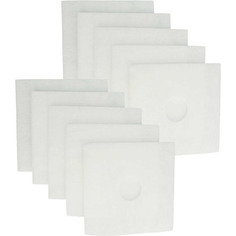 

10x filtro compatible con Helios Ventilatoren ELF, ELS & ELSN Serie -160 x 160 mm -Reemplaza 00939 - Vhbw