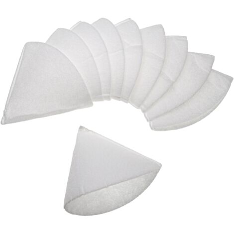 vhbw 10x Filtro cónico compatible con Buderus FAV 125 sistema de ventilación - Filtro aire de salida G4, DN 125 blanco