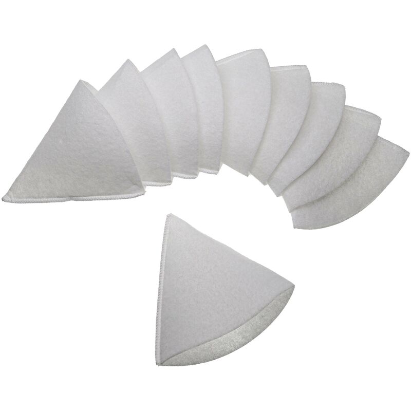 

10x Filtro cónico para sistema de ventilación por ej. compatible con Helios, Maico, Pluggit, Zehnder - Filtro aire de salida G4, DN 100, blanco - Vhbw
