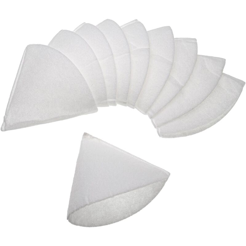 

10x Filtro cónico para sistema de ventilación por ej. compatible con Helios, Maico, Pluggit, Zehnder - Filtro aire de salida G4, DN 125, blanco - Vhbw