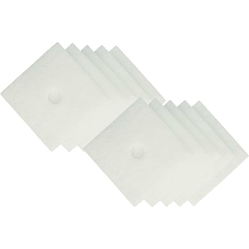 

10x Filtro de aire para ventilador Lunos LRA-S, LRK-2S, LRK-S, Skalar - Vhbw
