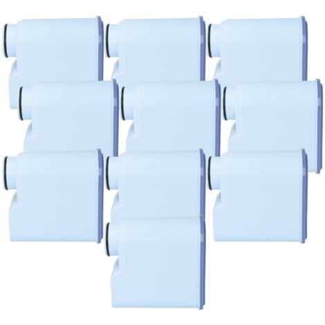 vhbw 10x filtro dell'acqua compatibile con Gaggia Velasca Super macchina da caffè automatica, macchinetta per espresso - azzurro