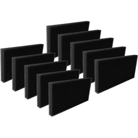 vhbw 10x filtro espuma compatible con Gorenje PWD121WIT/P01, Sv-Tork R VP, PWD112WIT/P01, PWD120WIT/P01, T2084H.W, HDGE80H, HDGE90H secadoras ropa