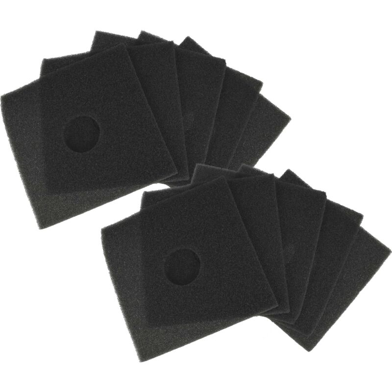 

10x filtro ventilador compatible con Helios series ELF y ELSN -160 x 160 mm -Reemplaza 0587 -Accesorios, recambios filtros para ventiladores - Vhbw