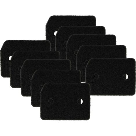 vhbw 10x filtro zoccolo compatibile con Miele TKS800-50, TKS650WP, TKS600-50, TKS350WP, TKS300-50, TKR850WP, TKR800-50 asciugatrice