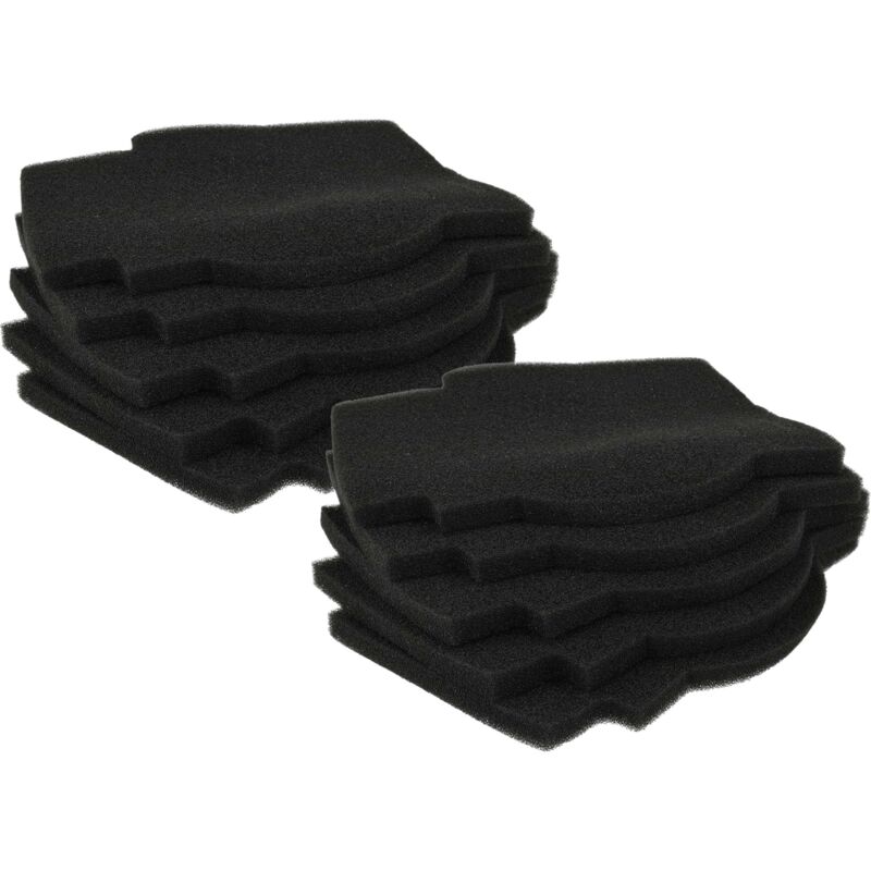 

10x Filtros para ventilador, ventilador de extracción reemplaza Lunos 39721 - Vhbw