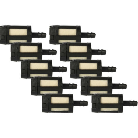 vhbw 10x Kraftstofffilter Ersatz für McCulloch 9182-310001, 216985 für Gartengeräte z.B. Motorsäge Motorsense