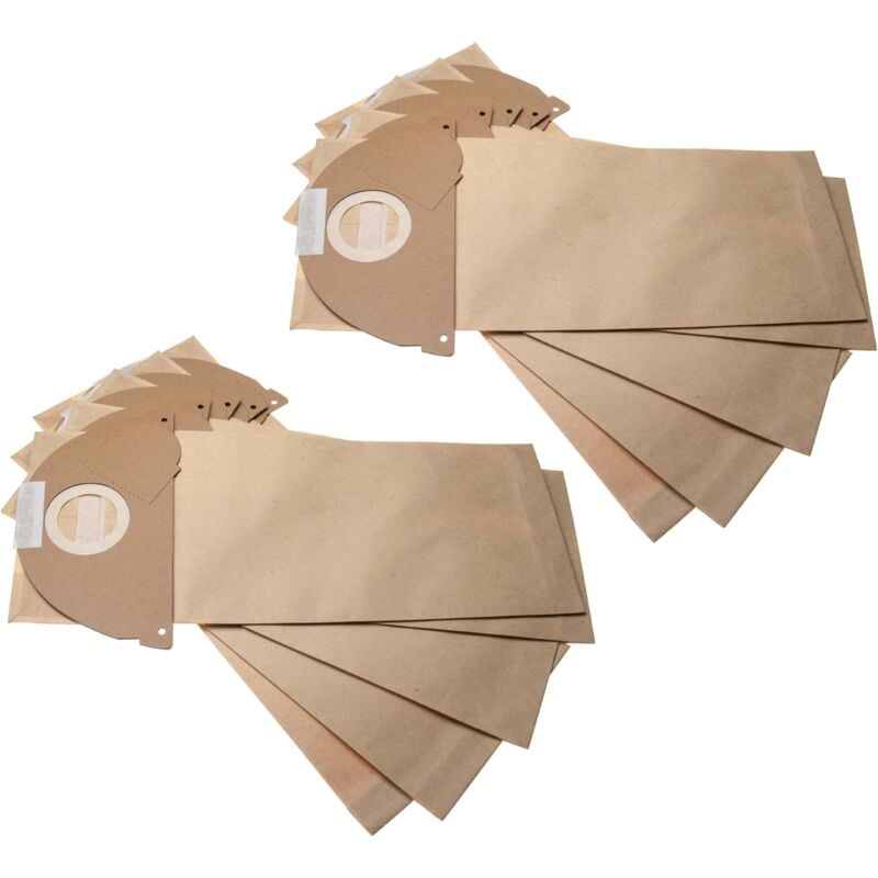 10x sacchetti compatibile con Kärcher 15, 2101