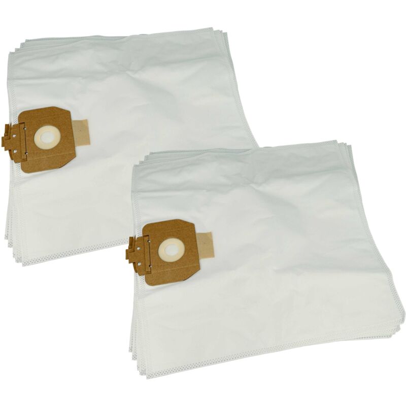 Image of Vhbw - 10x sacchetto compatibile con Diversey Taski Aero 8 Plus, Aero 8, Aero 15 Plus aspirapolvere - microfibra, 43cm x 41cm Bianco