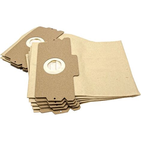 Vhbw 50x sacchetto compatibile con Eureka 3530 Ultra Boss aspirapolvere -  in carta, 26cm x 22cm, color sabbia