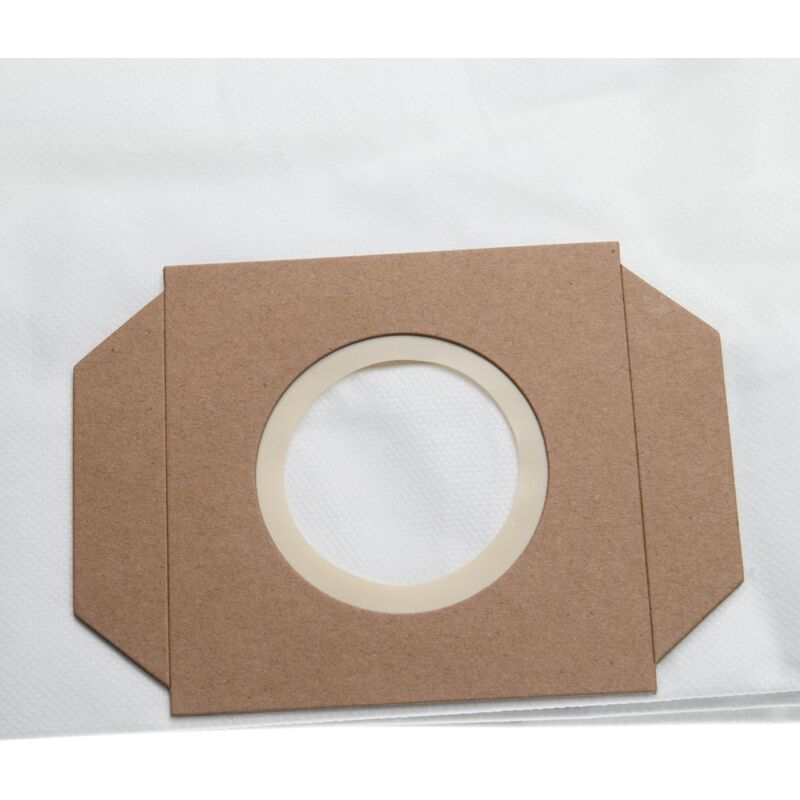 Image of 10x sacchetto compatibile con Thomas Boxer aspirapolvere- microfibra, 22,2cm x 61,8cm Bianco - Vhbw