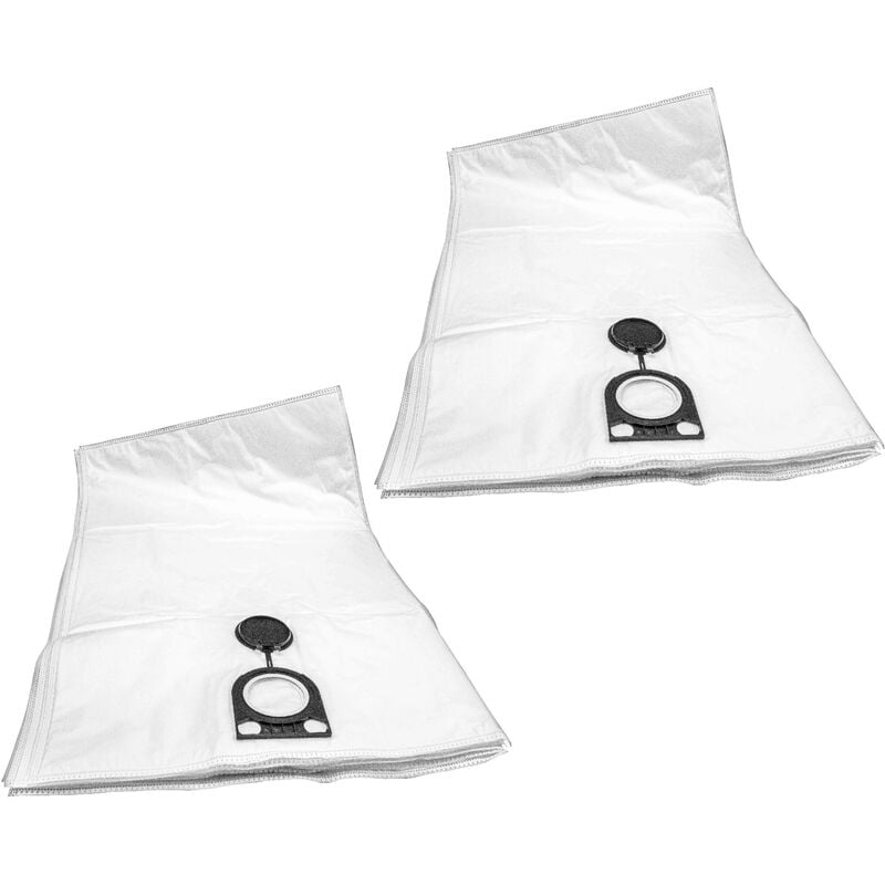 10x Sacs compatible avec Bomann bs 981 cb, bs 982 cb aspirateur - microfibre non tissée, 50cm x 33cm blanc - Vhbw