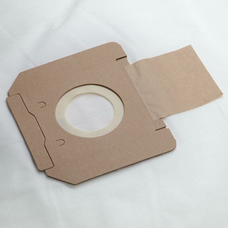 10x Sacs compatible avec Bosch gas 55 m afc Professional aspirateur - microfibres non tissées, 70,2cm x 40cm, blanc - Vhbw