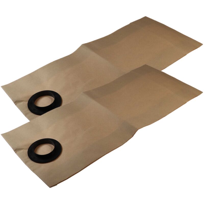 10x Sacs filtrants compatible avec Festool sr 12, sr 14 dispositif d'aspiration - papier, 33,8cm x 83,4cm, couleur sable - Vhbw