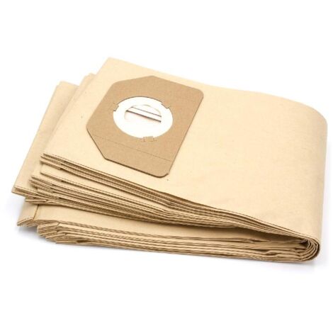 vhbw 10x sacs compatible avec Hoover Trolley aspirateur - papier, marron