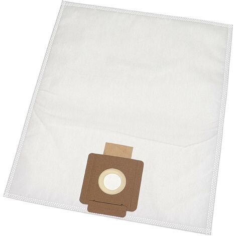 vhbw 10x Sacs compatible avec Kärcher T 12/1 ecoefficiency, T 12/1 Jubilee, T 12/1, T 12/1 Adv aspirateur - 36cm x 23,5cm blanc