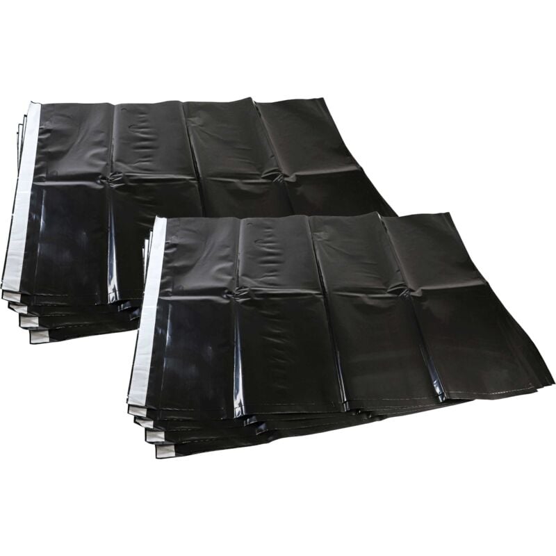 10x Sacs compatible avec Kärcher nt 25, 361, 362, 35, 40, 45, 55, 360 Xpert aspirateur - polyéthylène, 110cm x 70cm noir - Vhbw