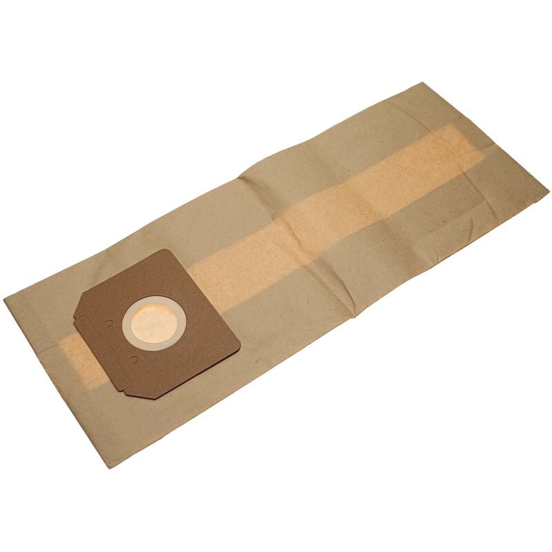 10x Sacs compatible avec Kärcher nt 35/1 Ap, nt 25/1 Ap, nt 35/1 Eco Te, nt 35/1 Eco aspirateur - 30cm x 35cm marron - Vhbw