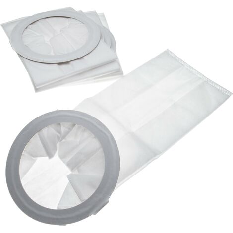 vhbw 10x Sacs compatible avec Nilfisk GD 10 Back aspirateur - microfibre non tissée, 17,75cm x 44,85cm blanc