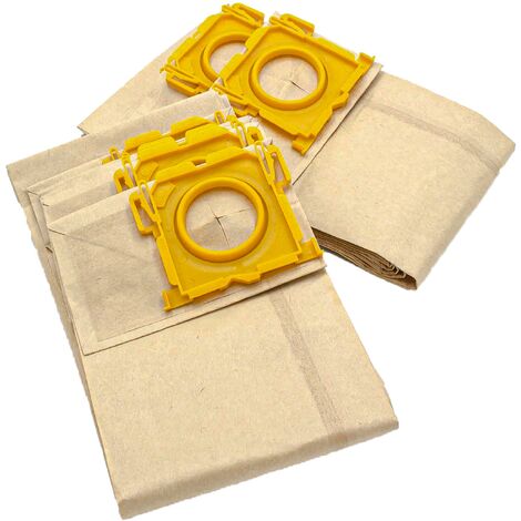 vhbw 10x Sacs compatible avec Sebo 370, 470, 5093 ER aspirateur - papier, 23,5cm x 15,5cm, couleur sable