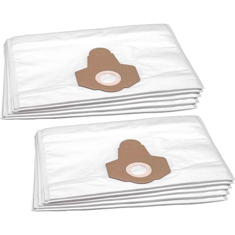 10x Sacs compatible avec Tornado to 810 / TO810, to 813 / TO813, to 815 / TO815 aspirateur - microfibres non tissées, 45cm x 30cm - Vhbw