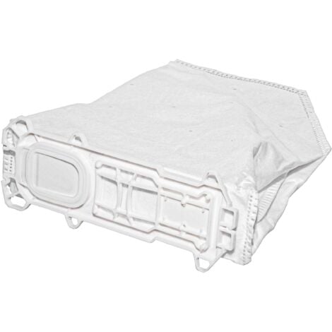 vhbw 10x Sacs compatible avec Vorwerk Kobold VK135, VK135SC, VK136, VK 135, VK 136 aspirateur - microfibres non tissées, 31cm x 23cm, blanc