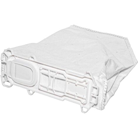 vhbw 10x Sacs compatible avec Vorwerk Kobold VK136SC aspirateur - microfibres non tissées, 31cm x 23cm, blanc