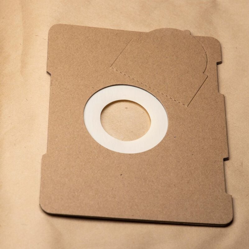 10x Sacs filtrants remplacement pour Protool Festool 633582 pour dispositif d'aspiration - papier, 66,2cm x 29,6cm, couleur sable - Vhbw