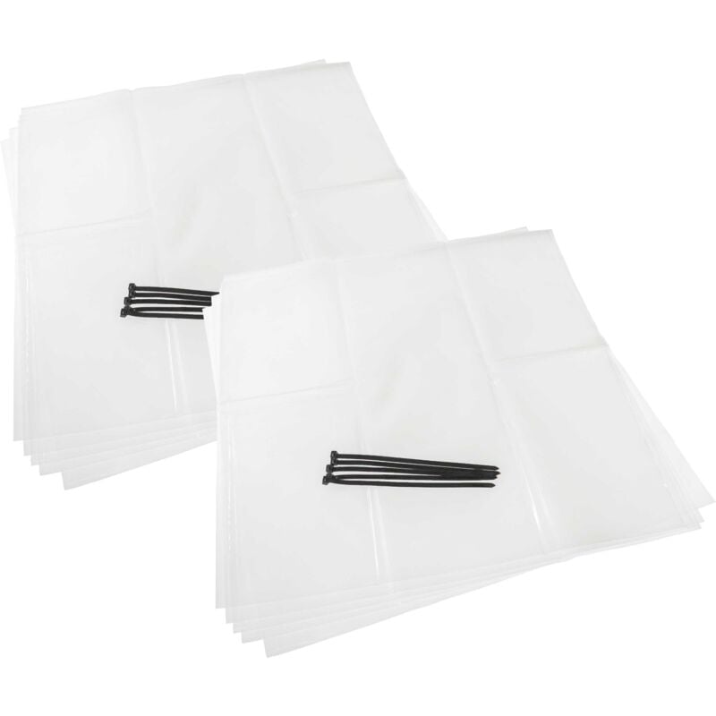 10x Sacs pour sciures remplacement pour Festool ENS-VA-20/10 pour aspirateur à sciures, dépoussiéreur - Lot de sacs d'aspiration en polyéthylène